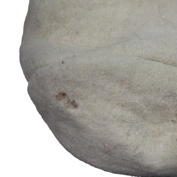 Snowman Felt Gift Bag Christmas Holiday Present Handmade Approx 7.5" x 9.5" - Picture 3 of 3